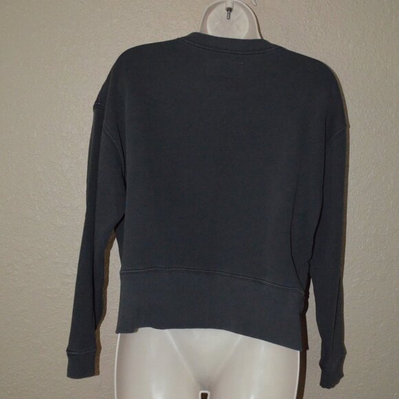 NWT $188 Sz 1 S The Great. Washed Black The League Bucking Bronco  Sweatshirt - Picture 4 of 6